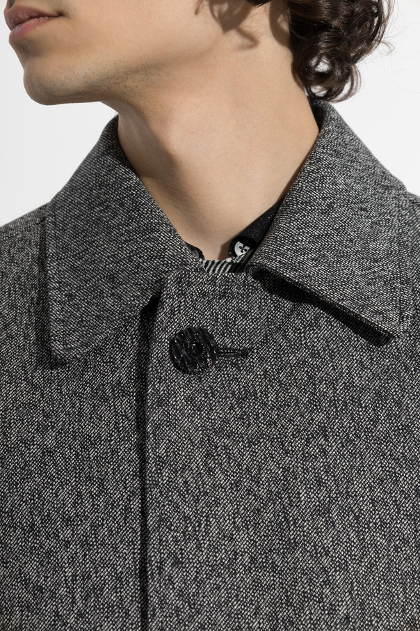 Grey Single-Vent Coat Marni - Vitkac AS